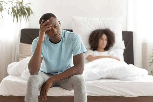 Man upset about ED symptoms Batley