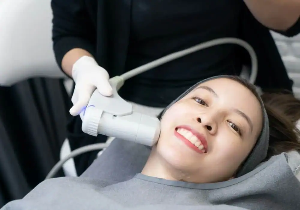 HIFU treatment Batley in progress