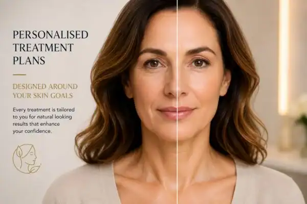 Before and after results of Collagen Lift Therapy Batley